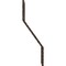 Ekena Millwork Premium Z-Brackets for Barn Door Track (set of 2), Copper Vein GB6001TZCV - alternate 5